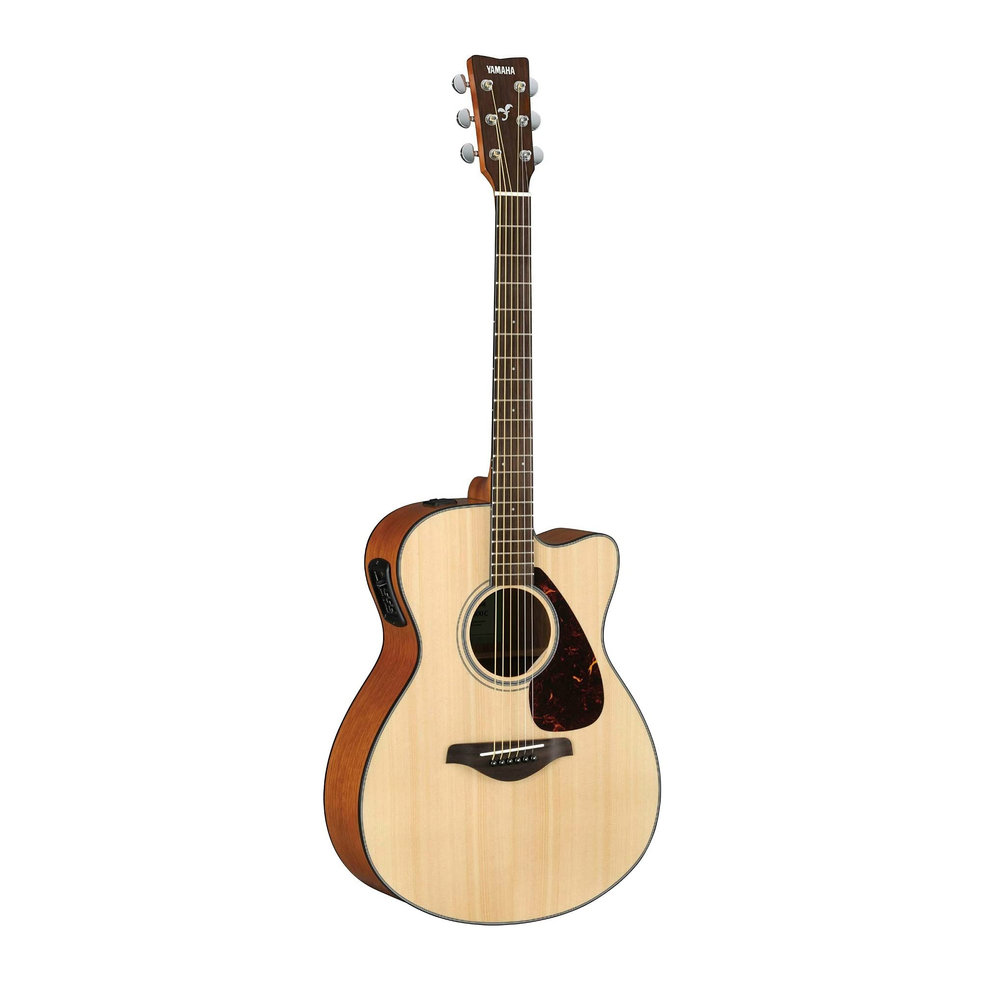 Yamaha Fsx800C Small Body Solid Top Cutaway Acoustic-Electric Guitar, Natural